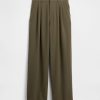 Pantaloni a pieghe a vita alta Curvy 365 Pantaloni a pieghe a vita alta Curvy 365