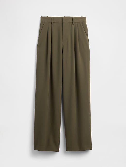 Pantaloni a pieghe a vita alta Curvy 365 Pantaloni a pieghe a vita alta Curvy 365