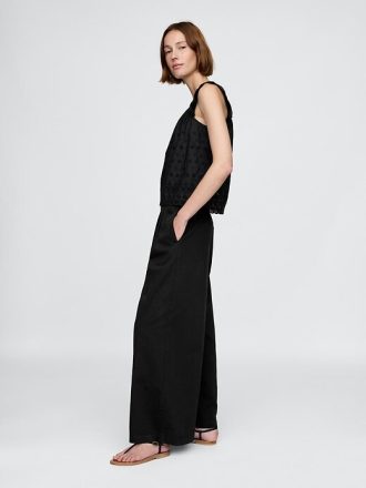 Pantaloni a pieghe a vita alta Gap × DÔEN