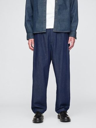 Pantaloni a spina di pesce in denim ultra morbido