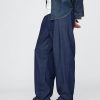 Pantaloni a spina di pesce in denim ultra morbido Pantaloni a spina di pesce in denim ultra morbido