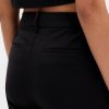 Pantaloni a vita alta in maglia doppia slim crop