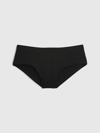Pantaloni a vita bassa in cotone elasticizzato biologico
