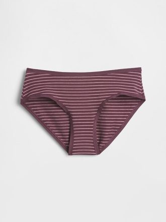 Pantaloni a vita bassa in cotone elasticizzato biologico