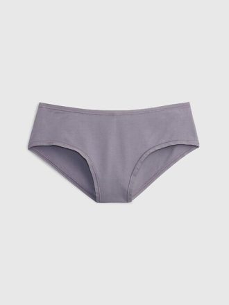Pantaloni a vita bassa in cotone elasticizzato biologico