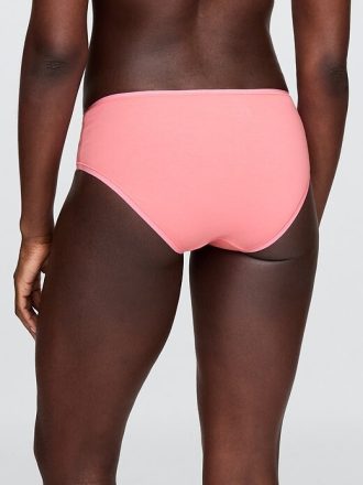 Pantaloni a vita bassa in cotone elasticizzato biologico