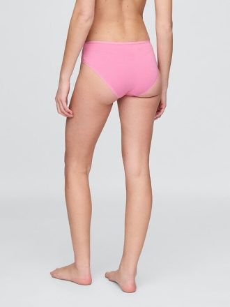 Pantaloni a vita bassa in cotone elasticizzato biologico