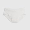 Pantaloni a vita bassa in cotone elasticizzato biologico con pizzo Pantaloni a vita bassa in cotone elasticizzato biologico con pizzo