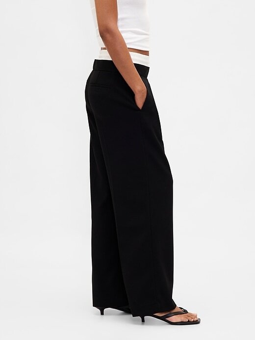 Pantaloni a vita media con doppia vita Pantaloni a vita media con doppia vita