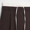 Pantaloni a vita media con doppia vita Pantaloni a vita media con doppia vita