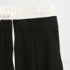 Pantaloni a vita media con doppia vita Pantaloni a vita media con doppia vita