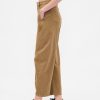 Pantaloni a vita media in twill Pantaloni a vita media in twill