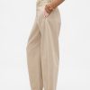 Pantaloni a vita media in twill Pantaloni a vita media in twill