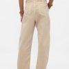 Pantaloni a vita media in twill Pantaloni a vita media in twill