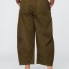 Pantaloni a vita media in twill Pantaloni a vita media in twill