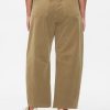 Pantaloni a vita media in twill Pantaloni a vita media in twill
