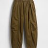 Pantaloni a vita media in twill Pantaloni a vita media in twill