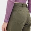 Pantaloni a vita media in twill Pantaloni a vita media in twill