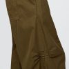 Pantaloni a vita media in twill Pantaloni a vita media in twill