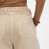 Pantaloni a vita media in twill Pantaloni a vita media in twill