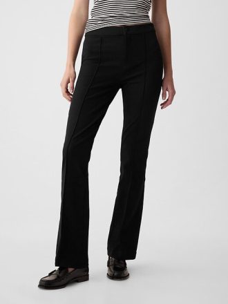 Pantaloni a zampa BiStretch a vita alta