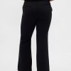 Pantaloni a zampa in twill a vita bassa Pantaloni a zampa in twill a vita bassa