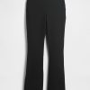 Pantaloni a zampa in twill a vita bassa Pantaloni a zampa in twill a vita bassa