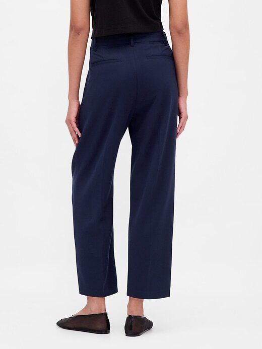 Pantaloni alla caviglia affusolati in twill spazzolato a vita alta 365 Pantaloni alla caviglia affusolati in twill spazzolato a vita alta 365