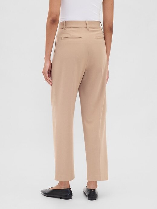 Pantaloni alla caviglia affusolati in twill spazzolato a vita alta 365 Pantaloni alla caviglia affusolati in twill spazzolato a vita alta 365