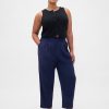 Pantaloni alla caviglia affusolati in twill spazzolato a vita alta 365 Pantaloni alla caviglia affusolati in twill spazzolato a vita alta 365