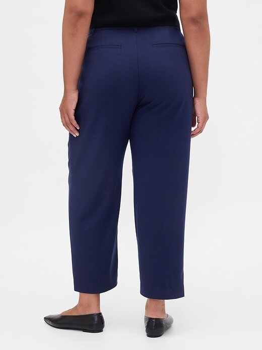 Pantaloni alla caviglia affusolati in twill spazzolato a vita alta 365 Pantaloni alla caviglia affusolati in twill spazzolato a vita alta 365