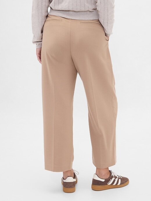 Pantaloni alla caviglia affusolati in twill spazzolato a vita alta 365 Pantaloni alla caviglia affusolati in twill spazzolato a vita alta 365