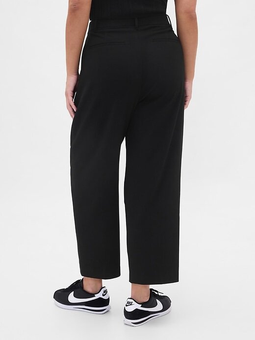 Pantaloni alla caviglia affusolati in twill spazzolato a vita alta 365 Pantaloni alla caviglia affusolati in twill spazzolato a vita alta 365