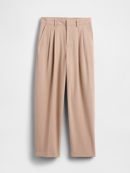 Pantaloni alla caviglia affusolati in twill spazzolato a vita alta 365 Pantaloni alla caviglia affusolati in twill spazzolato a vita alta 365