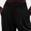 Pantaloni alla caviglia affusolati in twill spazzolato a vita alta 365 Pantaloni alla caviglia affusolati in twill spazzolato a vita alta 365