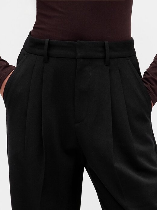 Pantaloni alla caviglia affusolati in twill spazzolato a vita alta 365 Pantaloni alla caviglia affusolati in twill spazzolato a vita alta 365