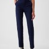 Pantaloni alla caviglia slim BiStretch a vita media Pantaloni alla caviglia slim BiStretch a vita media