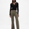 Pantaloni cachi a vita bassa Pantaloni cachi a vita bassa