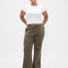 Pantaloni cachi a vita bassa Pantaloni cachi a vita bassa
