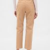 Pantaloni cachi dritti a vita media Pantaloni cachi dritti a vita media