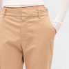 Pantaloni cachi dritti a vita media Pantaloni cachi dritti a vita media