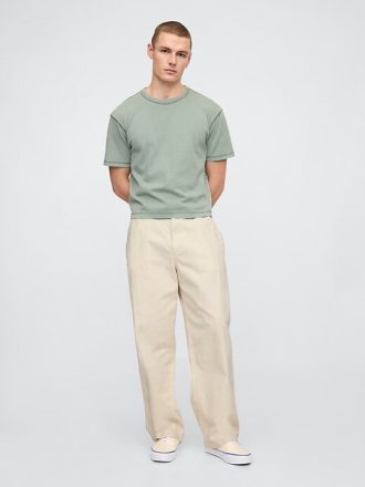 Pantaloni cachi extra larghi