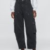 Pantaloni cargo a vita media Pantaloni cargo a vita media