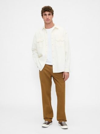 Pantaloni cargo dritti e rilassati