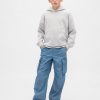 Pantaloni cargo larghi in denim per bambini Pantaloni cargo larghi in denim per bambini