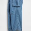 Pantaloni cargo larghi in denim per bambini Pantaloni cargo larghi in denim per bambini