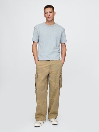 Pantaloni cargo mimetici extra larghi