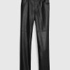 Pantaloni Cheeky Straight a vita alta in pelle vegana