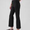 Pantaloni crop a vita alta in maglia doppia Pantaloni crop a vita alta in maglia doppia