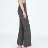 Pantaloni crop a vita alta in maglia doppia Pantaloni crop a vita alta in maglia doppia